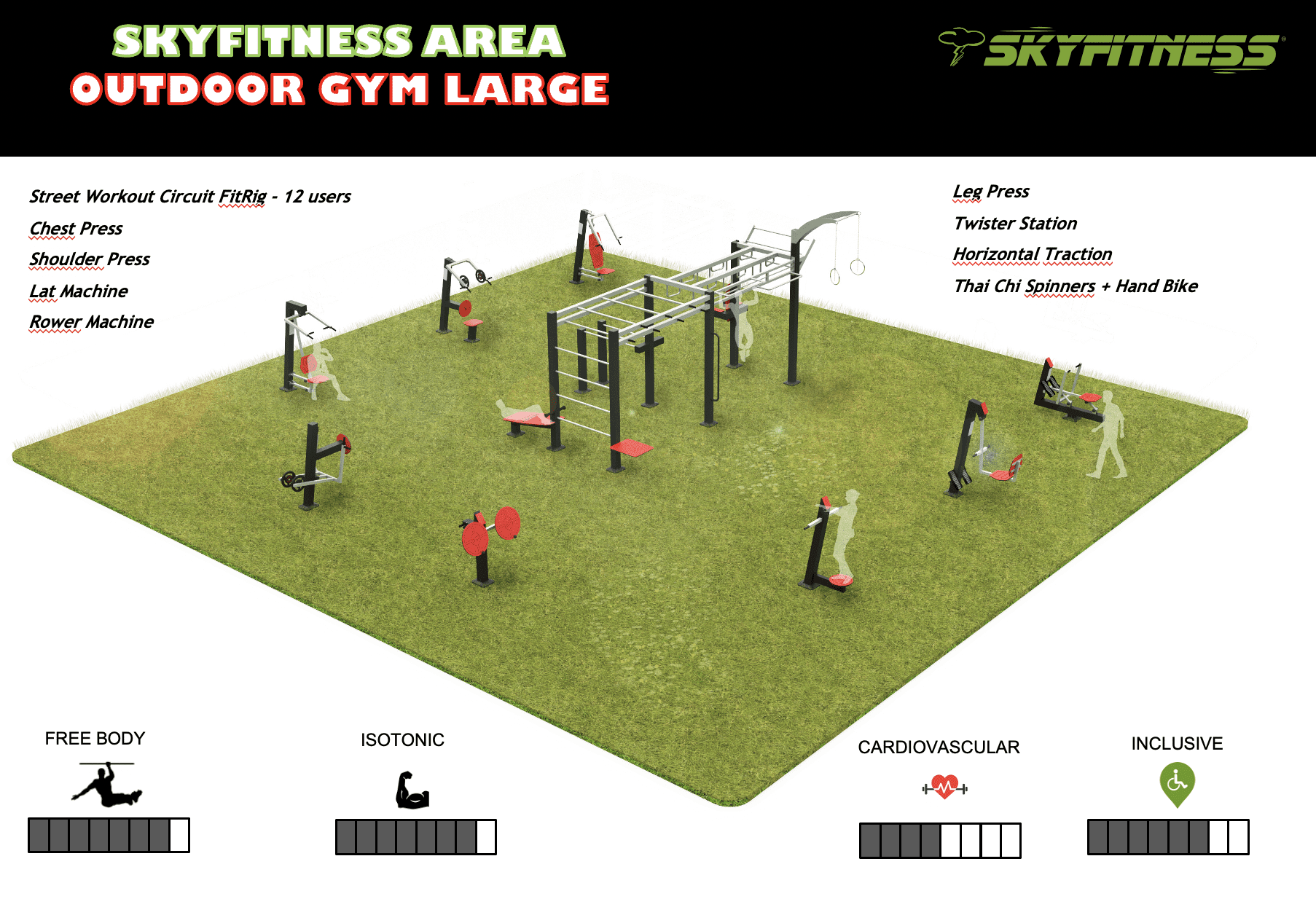 Outdoor gym large