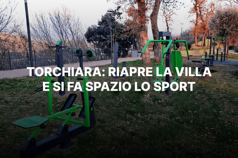 Torchiara: riaperta la Villa Comunale con una nuova area fitness
